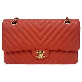 Chanel Classic Double Flap Chevron Lambskin Medium