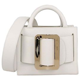 Boyy Bobby 18 Tote em couro branco