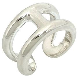 Hermès Hermes Osmo Band Ring in Silber 925