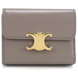 Céline Cartera Tri-fold Celine en Gray