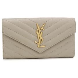 Autre Marque Saint Laurent Bi-fold Long Wallet
