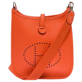 Hermès Borsa HERMES Mini Evelyne in Pelle Arancione - 103912