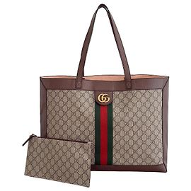Gucci x Disney Ophidia GG Supreme Tote Three Little Pigs