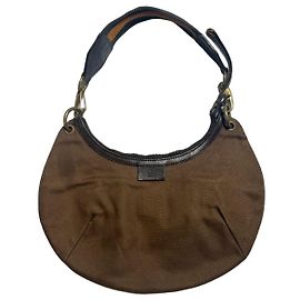 Borsa a tracolla Gucci Half Moon Hobo marrone