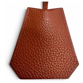 Hermès Collana Clochette Hermes Vintage in Togo Brick