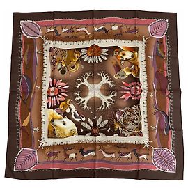 Hermès Hermes Carre 90 La Vie Du Grand Nord Seidentuch