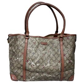 Saco Gucci Ophidia Shopping Tela GG Monogram com Estrelas