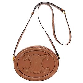 Céline Bolso de hombro Celine Oval Purse Cuir Triomphe