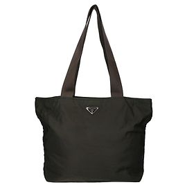 Bolso Tote Prada de nailon caqui