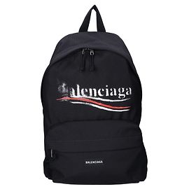 Zaino Balenciaga Explorer in nylon con logo spazzolato