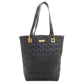 Gucci gesteppte Handtasche mit Fischgrätenmuster