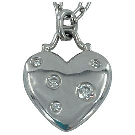 Autre Marque Tiffany & Co. Dots Herz-Halskette