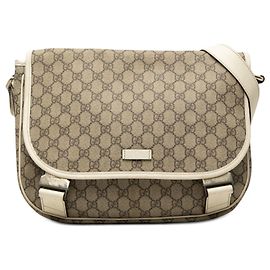 Borsa a tracolla Gucci Beige GG Supreme