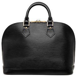 Louis Vuitton Black Epi Alma PM