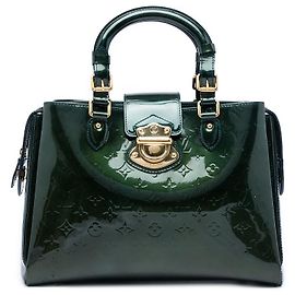 Louis Vuitton Green Monogram Vernis Melrose Avenue