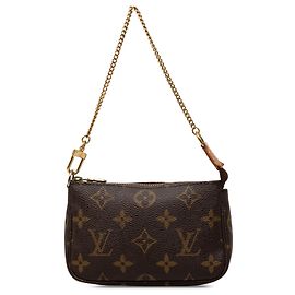 Louis Vuitton Brown Monogram Mini Pochette Accessoires