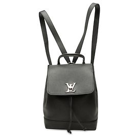 Louis Vuitton Black Taurillon Lockme Backpack