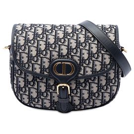 Autre Marque Dior Blue Medium Oblique Canvas Bobby Crossbody Tasche