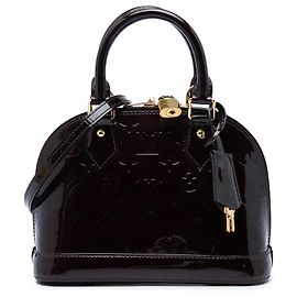 Louis Vuitton Purple Monogram Vernis Alma BB