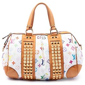 Louis Vuitton White Monogram Multicolore Courtney MM