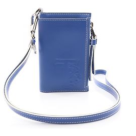 Portafoglio in pelle bi-fold con leone embossed Tod's