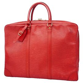 Pasta Louis Vuitton em couro Epi
