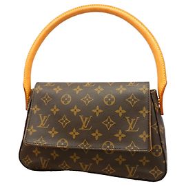 Bolsa de Ombro Louis Vuitton Monogram Mini Looping
