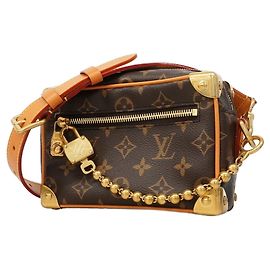 Bolsa de Ombro Louis Vuitton Monogram Archive Mini Soft Trunk