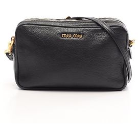 Borsa a tracolla Miu Miu in pelle Madras