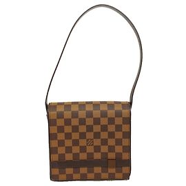 Sac à épaule mini Louis Vuitton Damier Tribeca