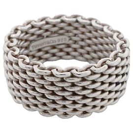 Autre Marque Tiffany & Co. Somerset Mesh Ring