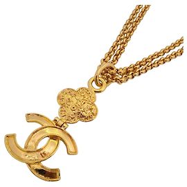 Collier Chanel plaqué or