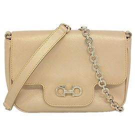 Borsa a tracolla in pelle Gancini Salvatore Ferragamo