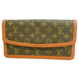 Louis Vuitton Monogram Pochette Dam PM Clutch Bag