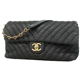 Chanel Schultertasche Schwarz
