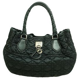 Bolsa Christian Dior Cannage em nylon