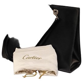 Borsa Tote Cartier Panthère in pelle nera