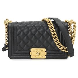 Sac à main épaule Chanel Boy Small avec chaîne