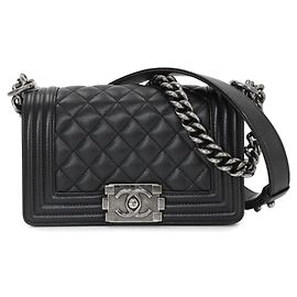 Chanel Boy Small Schultertasche mit Kette