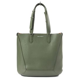 Borsa Tote Alexander McQueen in pelle di vitello kaki