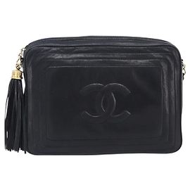 Chanel Vintage CC Camera Leather Large