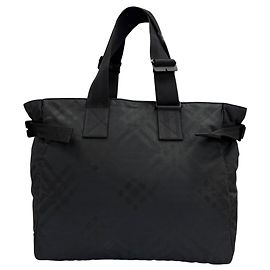 Borsa Tote Grande Burberry in Nylon Check Jacquard