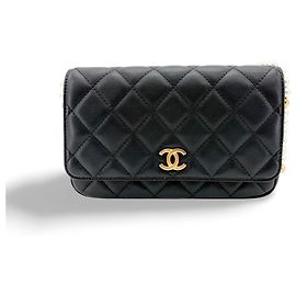 Chanel Wallet on Chain Chevron Patent