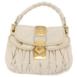 Miu Miu Coffer Hobo Matelasse Leather Large