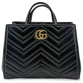 Sac Cabas Gucci GG Marmont en cuir matelassé Medium