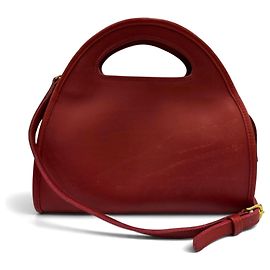 Coach Vintage 9942 Red Leather Handbag/Shoulder Bag
