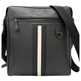 BALLY MECOY Black Leather Crossbody and Shoulder Bag