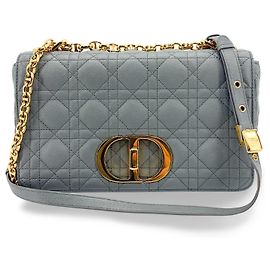 Christian Dior Caro Lucky Star Studded Macrocannage Calfskin Small