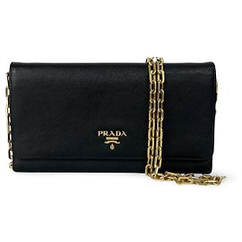 Prada Saffiano Small Wallet on Chain