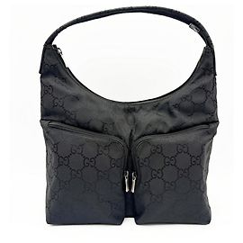 Gucci Schultertasche Schwarz